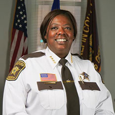 headshot of sheriff dawanna witt in sheriff's uniform