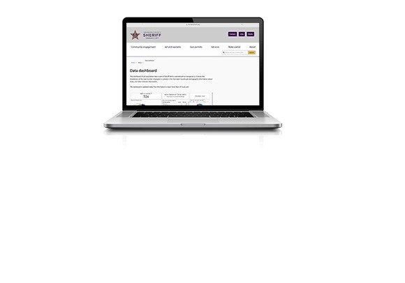 laptop computer showing dashboard page