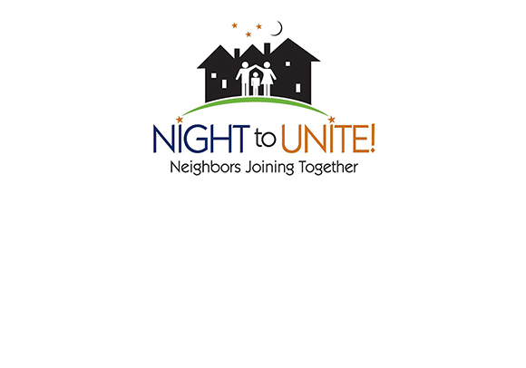 night to unite, neighbors joining together logo