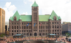 photo of city hall building in downtown minneapolis